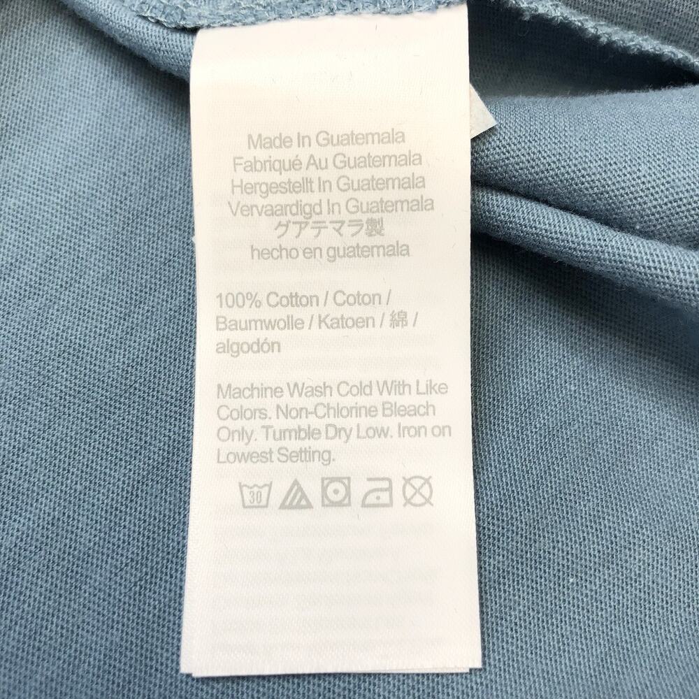 J.CREW Men's Long Sleeve Jersey Tee Size XXL Cotton Blue Shirt Rib Trim - Picture 5 of 8